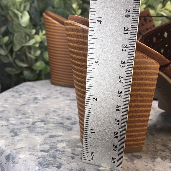 A.N.A Hiro Chocolate Laser Cut Pointed Toe Dress Mules 3.75” Heels WMS 9M✨NWT✨ - Picture 8 of 12